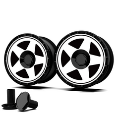 (4-Pack) Wheel Covers for Tesla Model Y Wheel Hubs, Full Coverage Rim Protector, Centers Lock Installation Hubcaps for Scratch Resistance, Fits 2021-2024( 0341,19/20 inch)