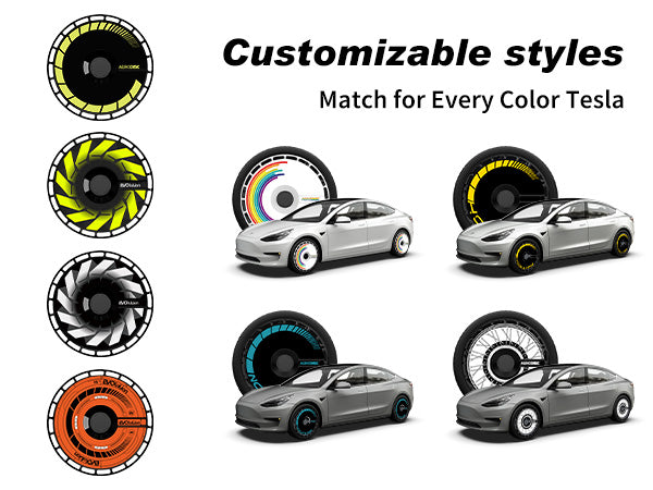 Custom Wheel Covers ,Replaceable RimProtector, Durable Scratch, Center LockInstallation (Personalized)