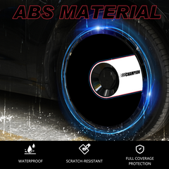 Wheel Covers (4-Pack) - Universal Fit for Most Rims, Replaceable Rim Protector, Durable Scratch, Center Lock Installation（0313）