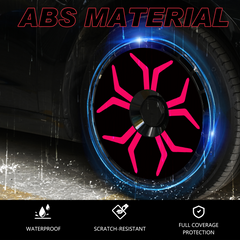(4-Pack) Wheel Covers for Tesla Model Y Wheel Hubs, Full Coverage Rim Protector, Centers Lock Installation Hubcaps for Scratch Resistance, Fits 2021-2024( 0281, 19/20 inch)