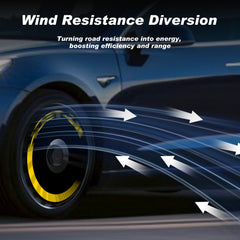 (4-Pack) Wheel Covers for Tesla Model Y Wheel Hubs, Full Coverage Rim Protector, Snap-On Hubcaps for Scratch Resistance, Fits 2021-2024, 0016, 19/20 inch