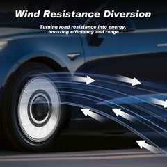 (4-Pack) Wheel Covers for Tesla Model Y Wheel Hubs, Full Coverage Rim Protector, Snap-On Hubcaps for Scratch Resistance, Fits 2021-2024, 0017, 19/20 inch