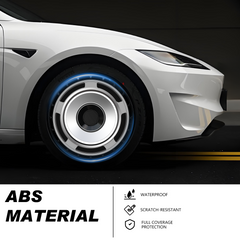 19/ 20 Inch Wheel Covers for Tesla Model Y Juniper Crossflow Wheels 2025, Centers Lock Installation Rim Protector, Full Coverage Hubcaps Exterior Accessories (0272, 4 PCS)