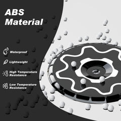 Custom Wheel Covers for Tesla Model S/X/Cybertruck Wheel Hubs, Replaceable Rim Protector, Durable Scratch, Center Lock Installation (0204，Set of 4)