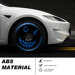 (4-Pack) Wheel Covers for Tesla Model Y Wheel Hubs, Full Coverage Rim Protector, Centers Lock Installation Hubcaps for Scratch Resistance, Fits 2021-2024( 0261, 19/20 inch)