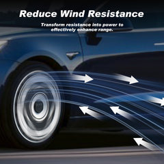 Wheel Covers for BYD Han, Full Coverage Hubcaps Replacement, Centers Lock Installation Rim Cover Protector (0097, Set of 4)