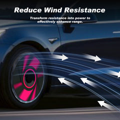 Custom Wheel Covers for Tesla Model S/X/Cybertruck Wheel Hubs, Replaceable Rim Protector, Durable Scratch, Center Lock Installation (0078，Set of 4)
