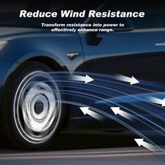 Wheel Covers for BYD Han, Full Coverage Hubcaps Replacement, Centers Lock Installation Rim Cover Protector (0098, Set of 4)