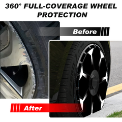 Wheel Covers (4-Pack) - Universal Fit for Most Rims, Replaceable Rim Protector, Durable Scratch, Center Lock Installation(0210)