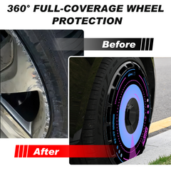(4-Pack) Wheel Covers for Tesla Model Y Wheel Hubs, Full Coverage Rim Protector, Centers Lock Installation Hubcaps for Scratch Resistance, Fits 2021-2024( 0325, 19/20 inch)