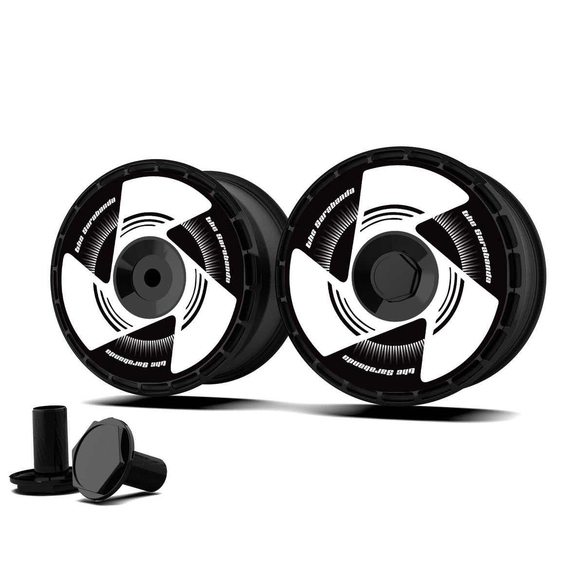 Custom Wheel Covers , Replaceable Rim Protector, Durable Scratch, Center Lock Installation (0090)