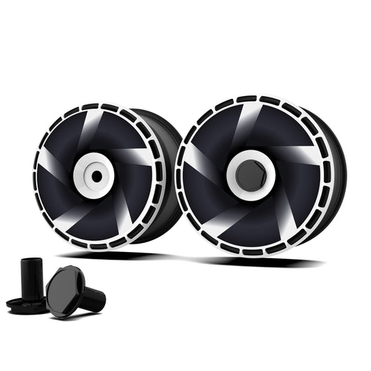 Wheel Covers for BYD Han, Full Coverage Hubcaps Replacement, Centers Lock Installation Rim Cover Protector (0092, Set of 4)