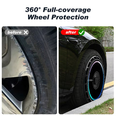 (4-Pack) Wheel Covers for Tesla Model Y Wheel Hubs, Full Coverage Rim Protector, Centers Lock Installation Hubcaps for Scratch Resistance, Fits 2021-2024( 0320, 19/20 inch)