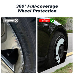 (4-Pack) Wheel Covers for Tesla Model Y Wheel Hubs, Full Coverage Rim Protector, Centers Lock Installation Hubcaps for Scratch Resistance, Fits 2021-2024( 0330,19/20 inch)