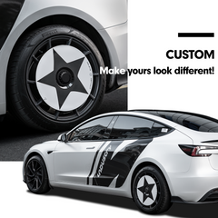 Wheel Covers (2-Pack) - Universal Fit for Most Rims, Replaceable Rim Protector, Durable Scratch, Center Lock Installation(Mini2nd)