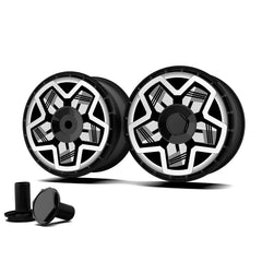 Wheel Covers for Tesla Model Y Juniper, Full Coverage Hubcaps Replacement, Centers Lock Installation Rim Cover Protector (0125, Set of 4, 19/20 Inch )