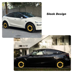 Wheel Covers (4-Pack) - Universal Fit for Most Rims, Replaceable Rim Protector, Durable Scratch, Center Lock Installation(0139)