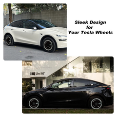 (4-Pack) Wheel Covers for Tesla Model Y Wheel Hubs, Full Coverage Rim Protector, Centers Lock Installation Hubcaps for Scratch Resistance, Fits 2021-2024( 0279, 19/20 inch)