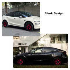 Wheel Covers (4-Pack) - Universal Fit for Most Rims, Replaceable Rim Protector, Durable Scratch, Center Lock Installation（0281）
