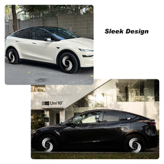 Wheel Covers (4-Pack) - Universal Fit for Most Rims, Replaceable Rim Protector, Durable Scratch, Center Lock Installation(0264)