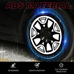 Custom Wheel Covers, Replaceable Rim Protector, Durable Scratch, Center Lock Installation