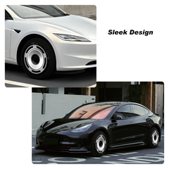 Wheel Covers (4-Pack) - Universal Fit for Most Rims, Replaceable Rim Protector, Durable Scratch, Center Lock Installation(0272)