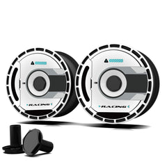 Custom Wheel Covers, Replaceable Rim Protector, Durable Scratch, Center Lock Installation (Future, 4 PCS)