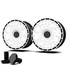 Custom Wheel Covers, Replaceable Rim Protector, Durable Scratch, Center Lock Installation  (Trail Tracker, 4 PCS)