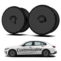 Custom Wheel Covers for 18-22 Inch Wheels, Universal Fit for Tesla, BMW, Toyota, SUVs, EVs, All-Weather ABS Polymer, UV-Resistant, Aerodynamic Design, Easy Center-Lock Installation
