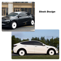 Custom Wheel Covers, Replaceable Rim Protector, Durable Scratch, Center Lock Installation  (Trail Tracker, 4 PCS)